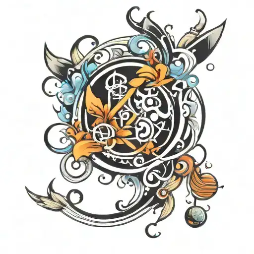 Abstract Tattoo Design