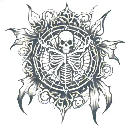 Gothic Skeletal Webbing
