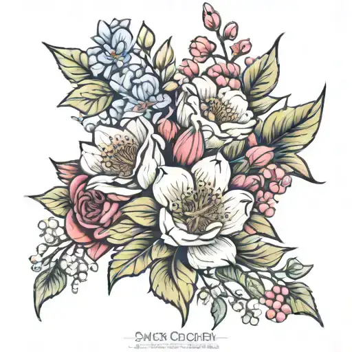 Birth Flowers Cluster May June July