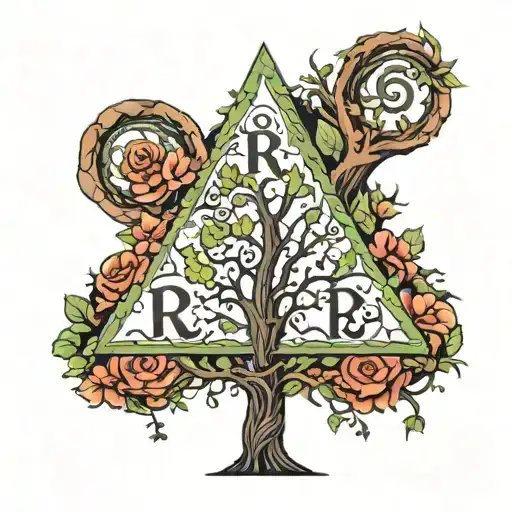The Tree Letter Rrr Mixed Together In Three Languages