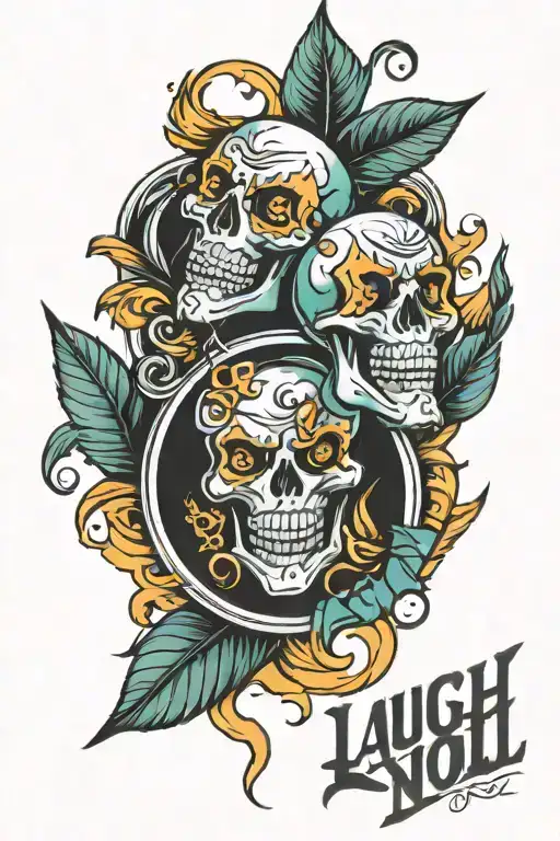 Laugh Now Cry Later Lettering