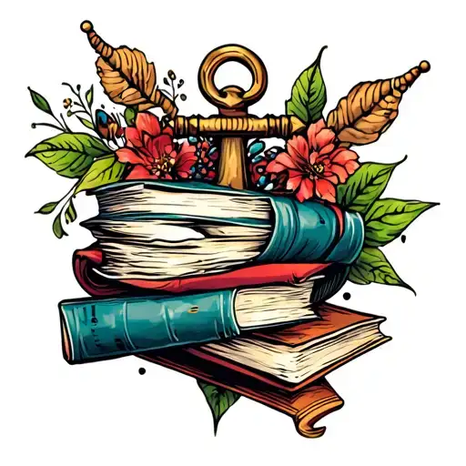 Anchor With Books