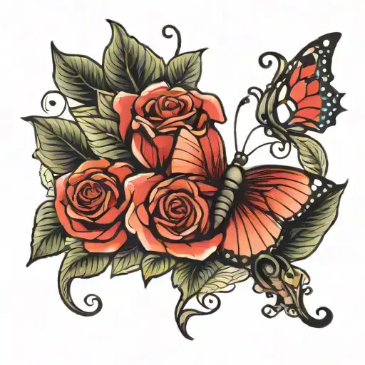 Rose Butterfly