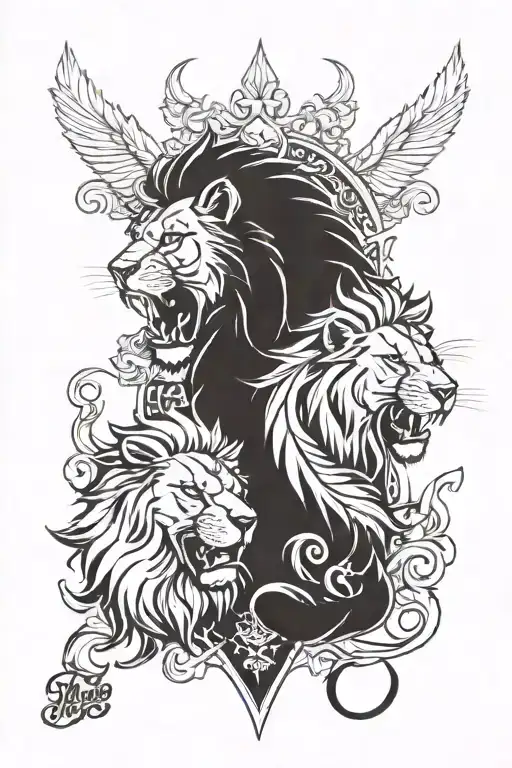 Everton And Lion Roaring