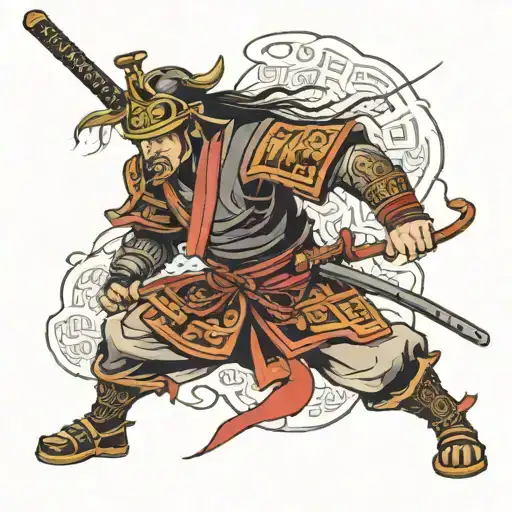 Japanese Samurai Warrior