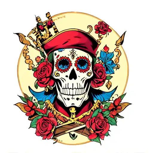 Day Of The Dead Maurader Pirate King