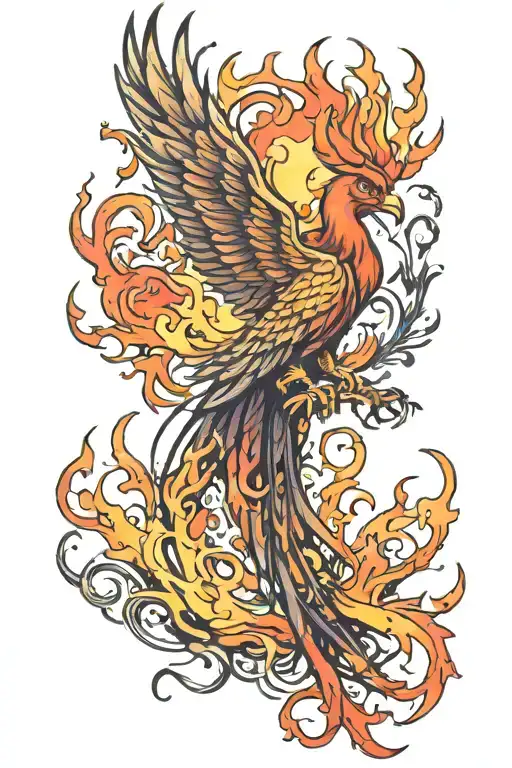 Phoenix On Fire Rising