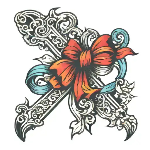 Bow And Aquarius Zodiac Sign