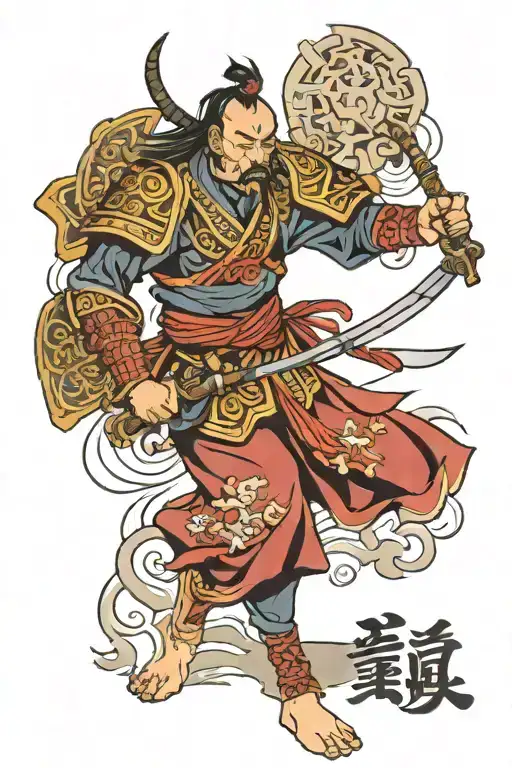 Monastery Tattoo Samurai