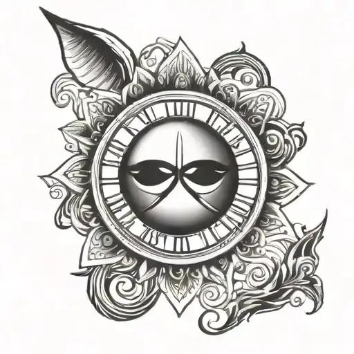 Infinite Sign Sun Setting