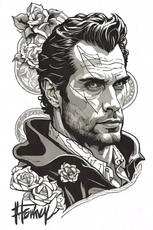 Gay Pinup Henry Cavill Face