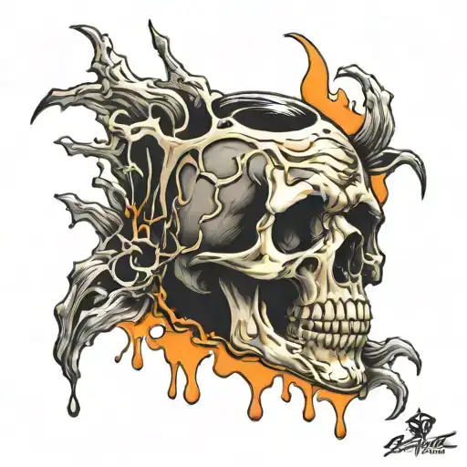 Melting Skull