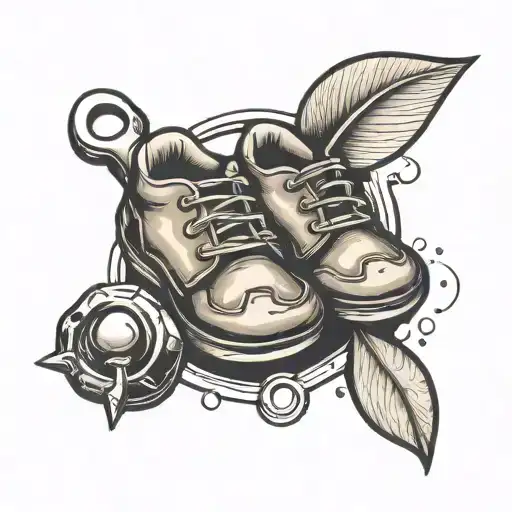 Baby Footprint And Spud Wrench