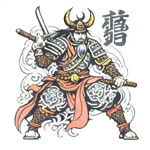 Japanese Samurai Warrior