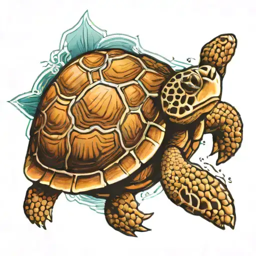 Realistic Turtle Outer Forearm Shading