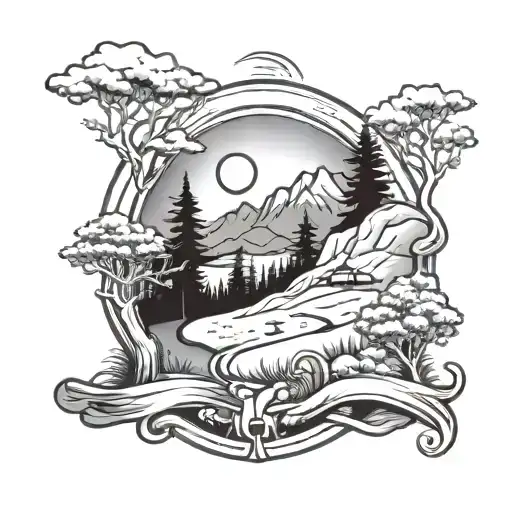 Disc Golf Course Landscape