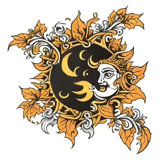 Sun And Moong For Young Maried Couple