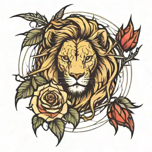 Lion Time Rose Thorns Wrapped