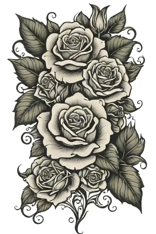 Family Rose Surrounded