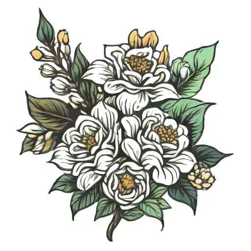 Birth Flower Bouquet