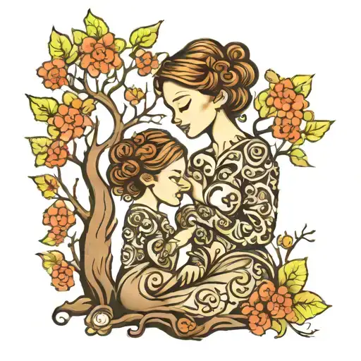 Mother Daughter Tree