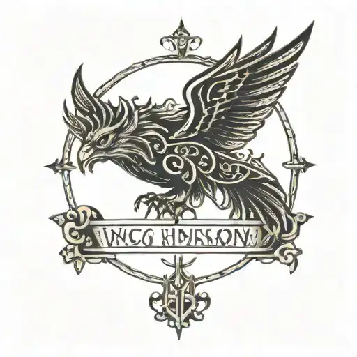 Black Metal Logotype With The Name Per Johansson