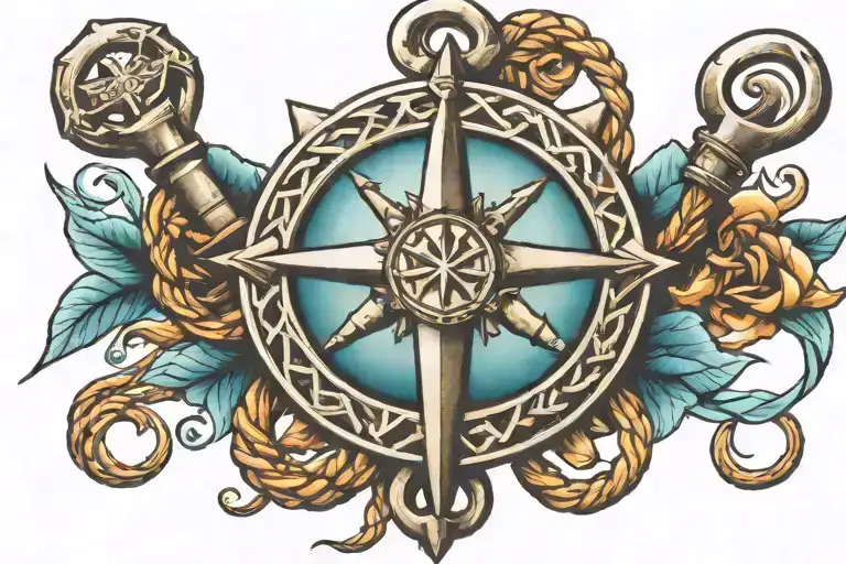 Diamond Sea Anchor Intertwined