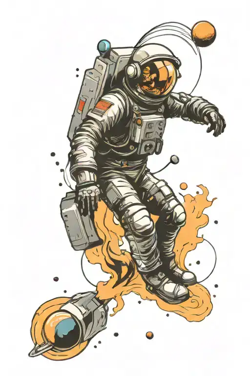 Astronaut Lost In Space