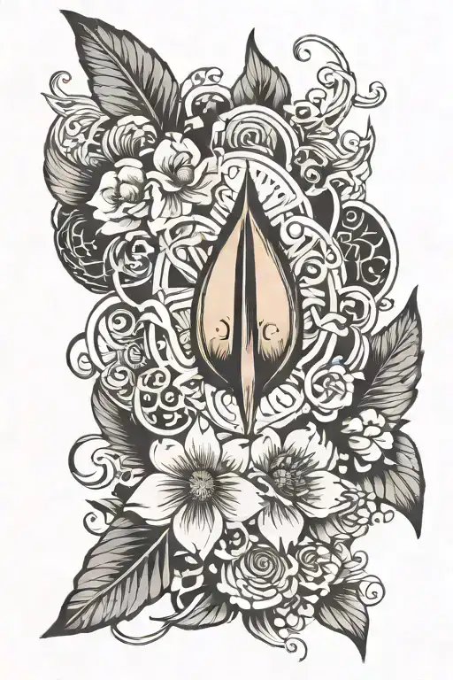 Bullet With Unalome Symbol