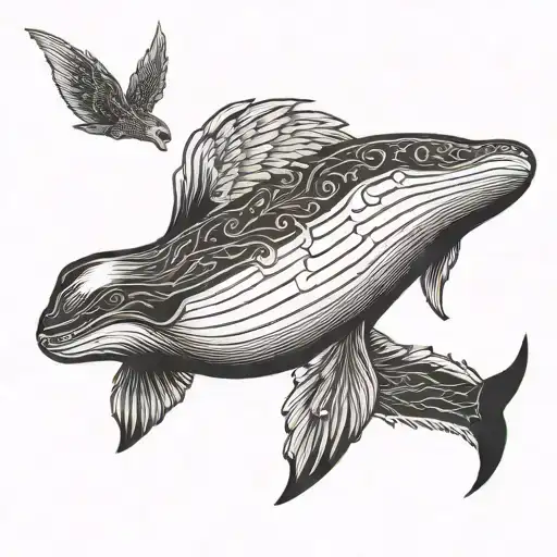 Whale With Eagle Wings
