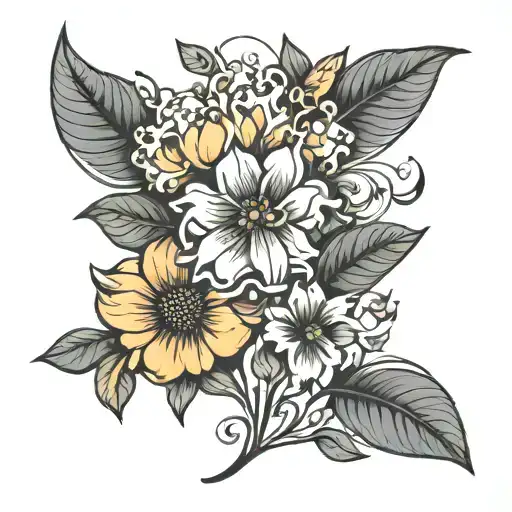 Minimalist Mens Floral Small