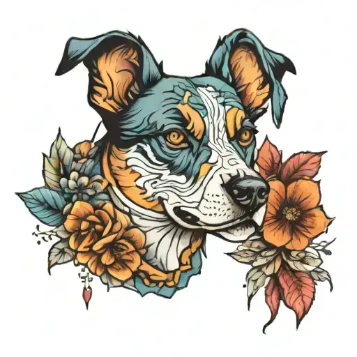 Dogs Portrait Neotraditional