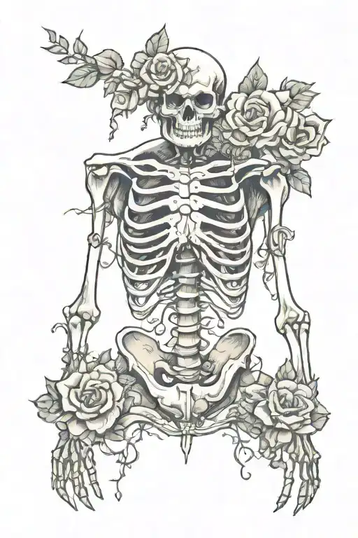 Skeleton Body In A Lil Lachty Inspired Fit