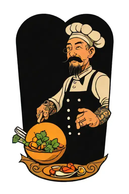 Tattoo Of Chef Uncle