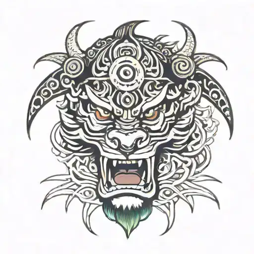 Japanese Filipino Tribal Tatoo