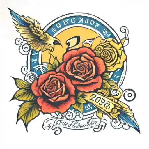 2005 Birth Date Tattoo Inspired