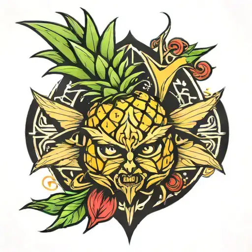 Pineapple Star Wars Sith Logo
