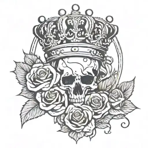 Set It Off Band Logo Incorporated With A Crown And Roses