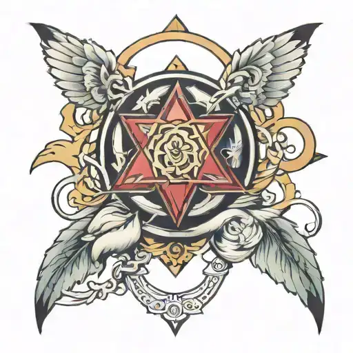 Common Tattoo With My Brother Representing Our Fusional Bond