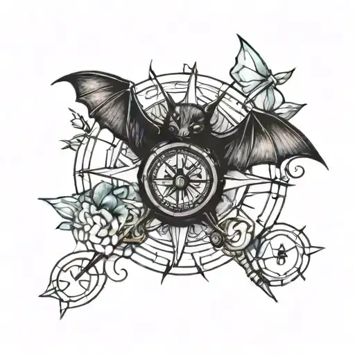 Bat And Compass