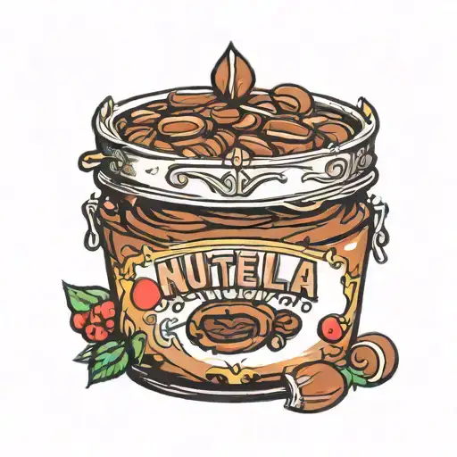 Jar Of Nutella With A Queen Crown Made