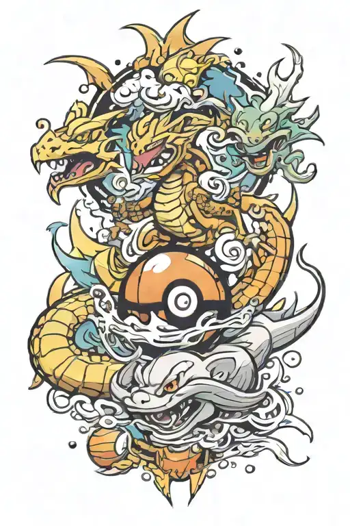 Pokemon And Dragon Ball