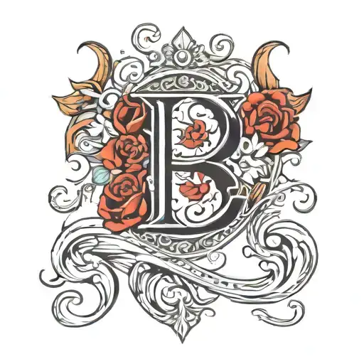 Can You Create A Tattoo With Letter E And That Letter E Should Have Thrishul Symbol