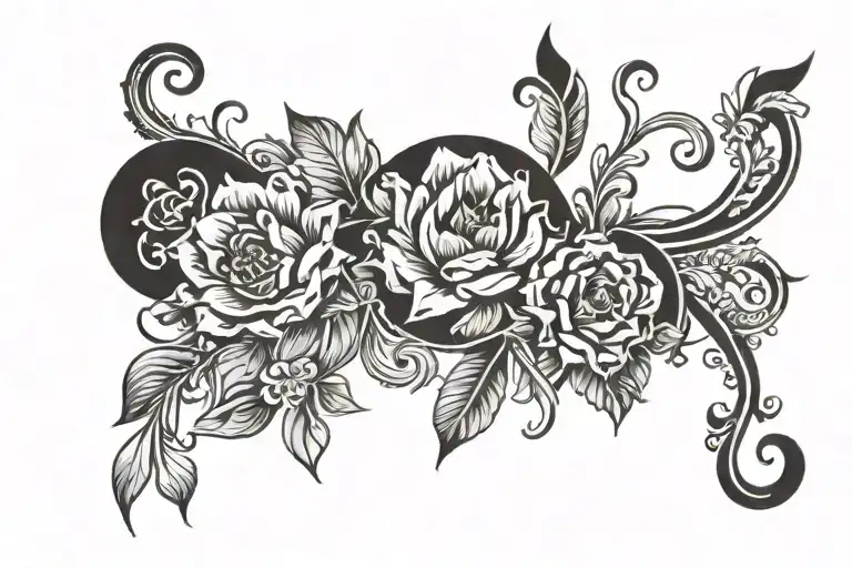 Black Band With Dates Incorporated