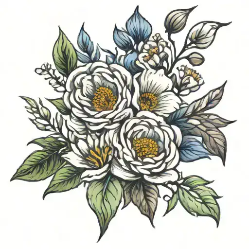 Birth Flowers Intertwined