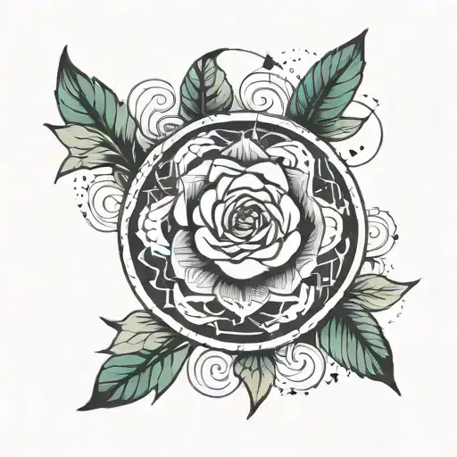 Self Love Minimal Circular Pattern