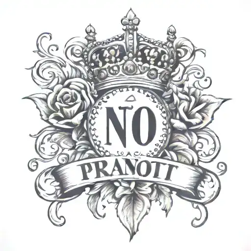 Pranoti Name With Queen Crown Made