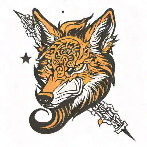 Wolf Birds Fire Star