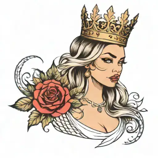 Candice With A Crown On The C