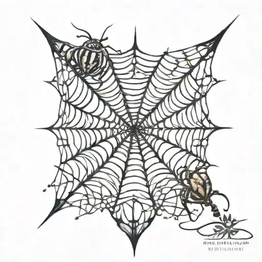 Spider Web And 615